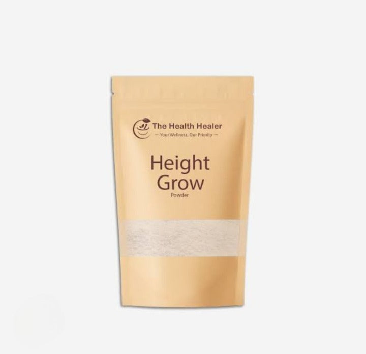 The Health Healer Height Grow Powder – 100% Natural Height Increase Supplement for Daily Growth & Wellness – 70g