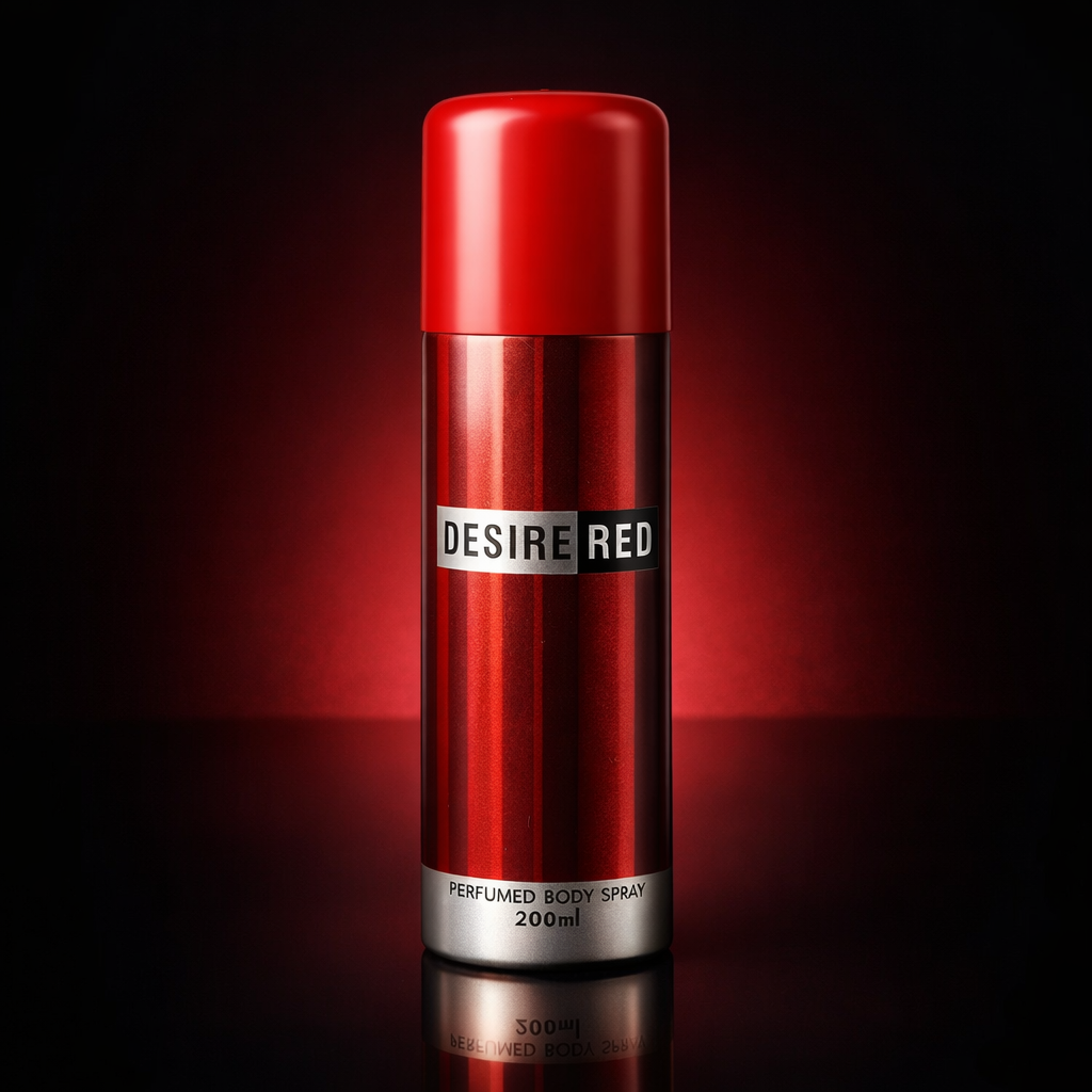 Desire Red Perfumed Body Spray For Men 200ml